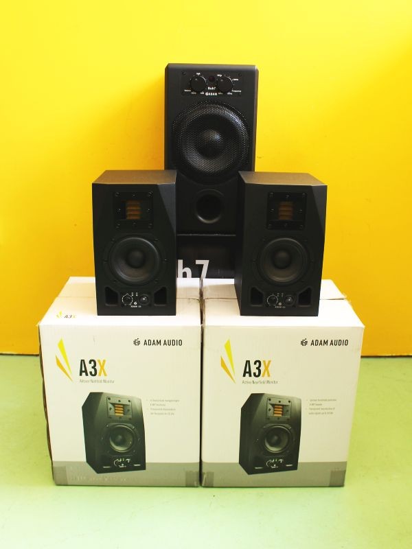 Adam Audio A3X Studio Monitors + Sub7 Subwoofer
